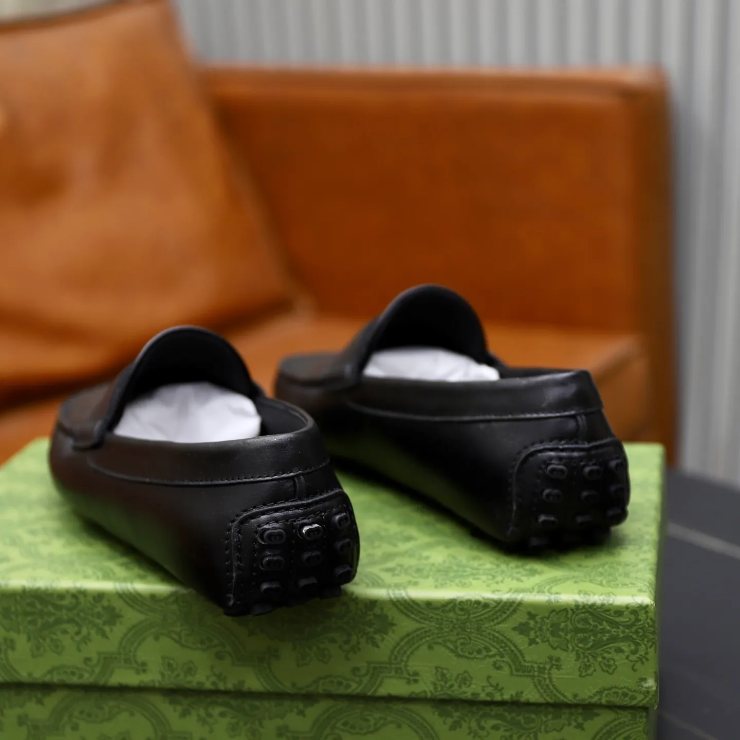 Ex-factory price: 480💰【GUCCI】Gucci ⚠️High-end men’s driving and pedal series ⚠️38-44 (customized for 45) ⚠️All original cowhide leather! Thick and soft! Made entirely of calfskin lining! Rubber sheet anti-slip beanie sole! Three-dimensional package technology! Fashionable and classic! Handicrafts! Original high quality! Feel free to compare!